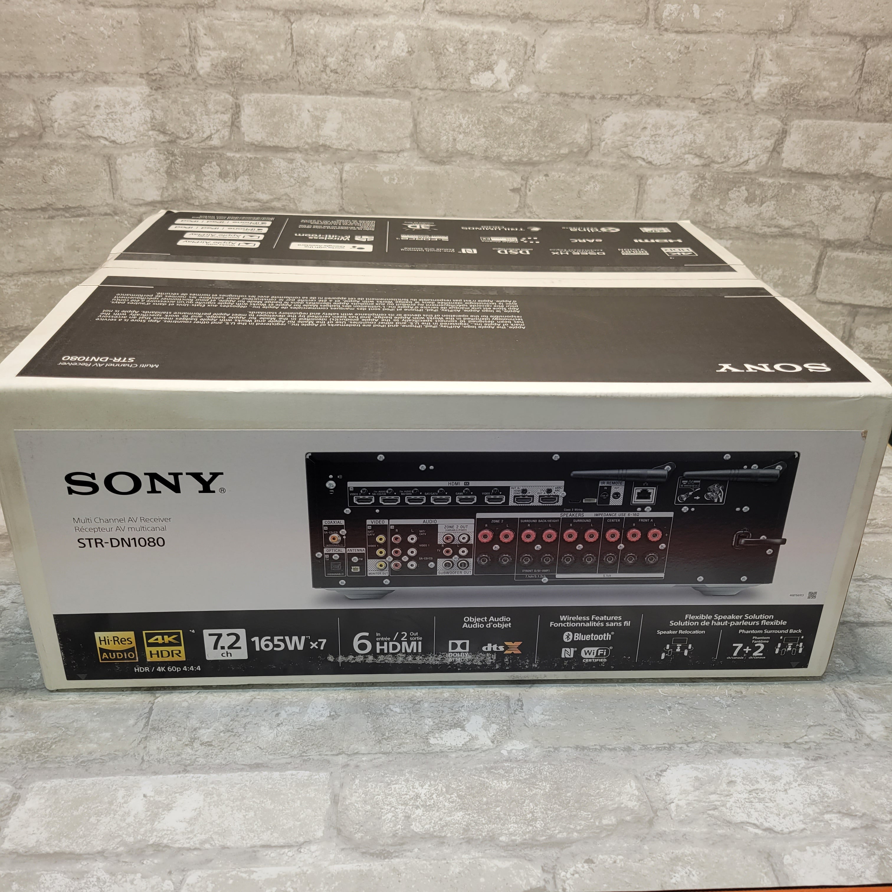 Sony STR-DN1080 7.2-ch Surround Sound Home Theater AV Receiver (7928564416750)